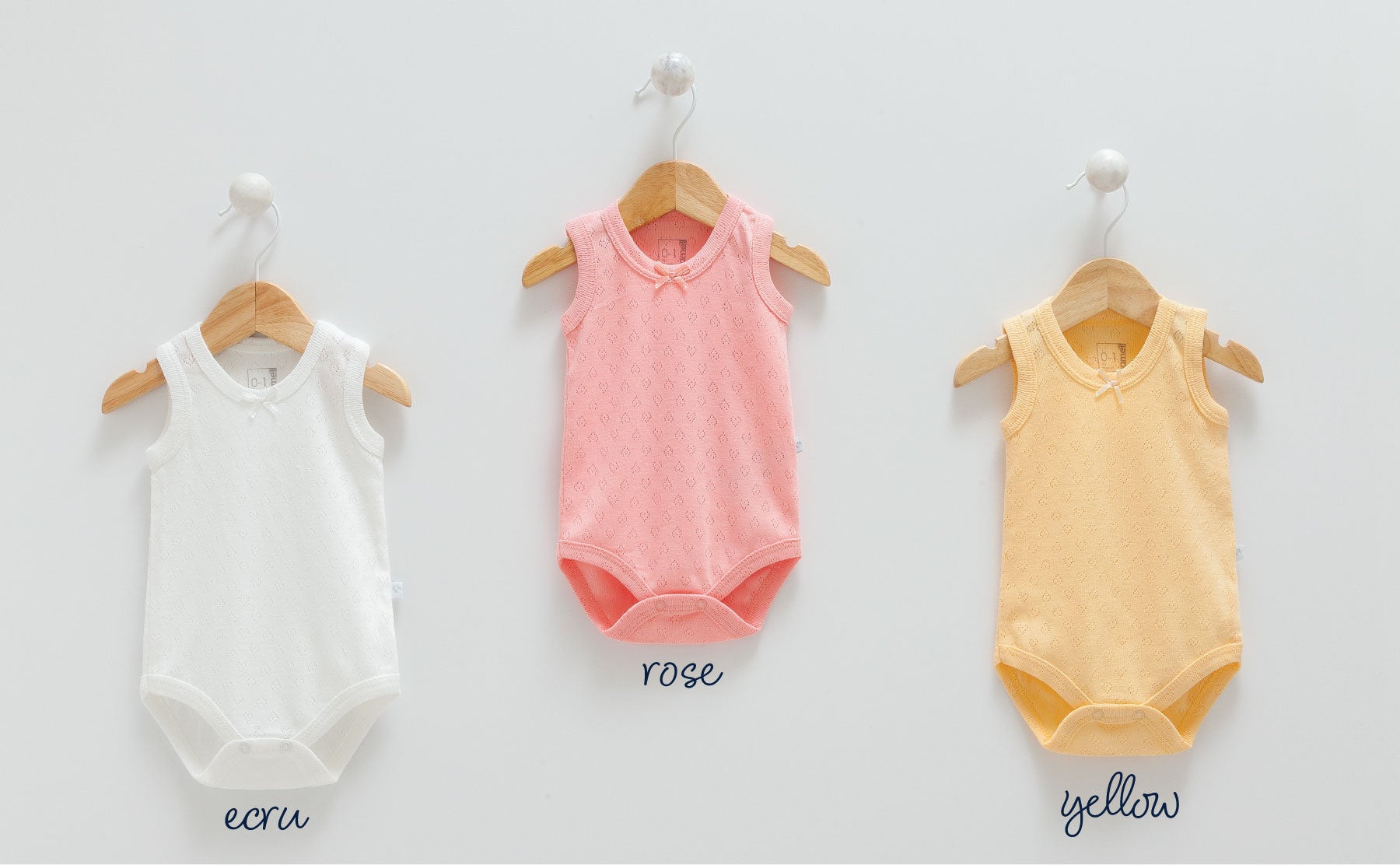 Caramell 3Lü Atlet Body Set Beyaz-Gül Kurusu-Sarı