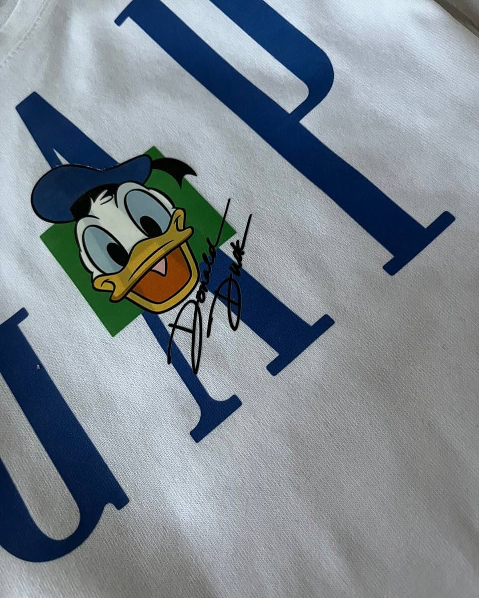 Donald Duck Desenli GAP Lisanslı Çocuk Tişört