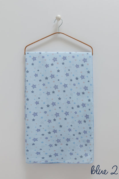 Bebek Müslin Örtü – %100 Pamuk | Ecru Desen Seçenekleri