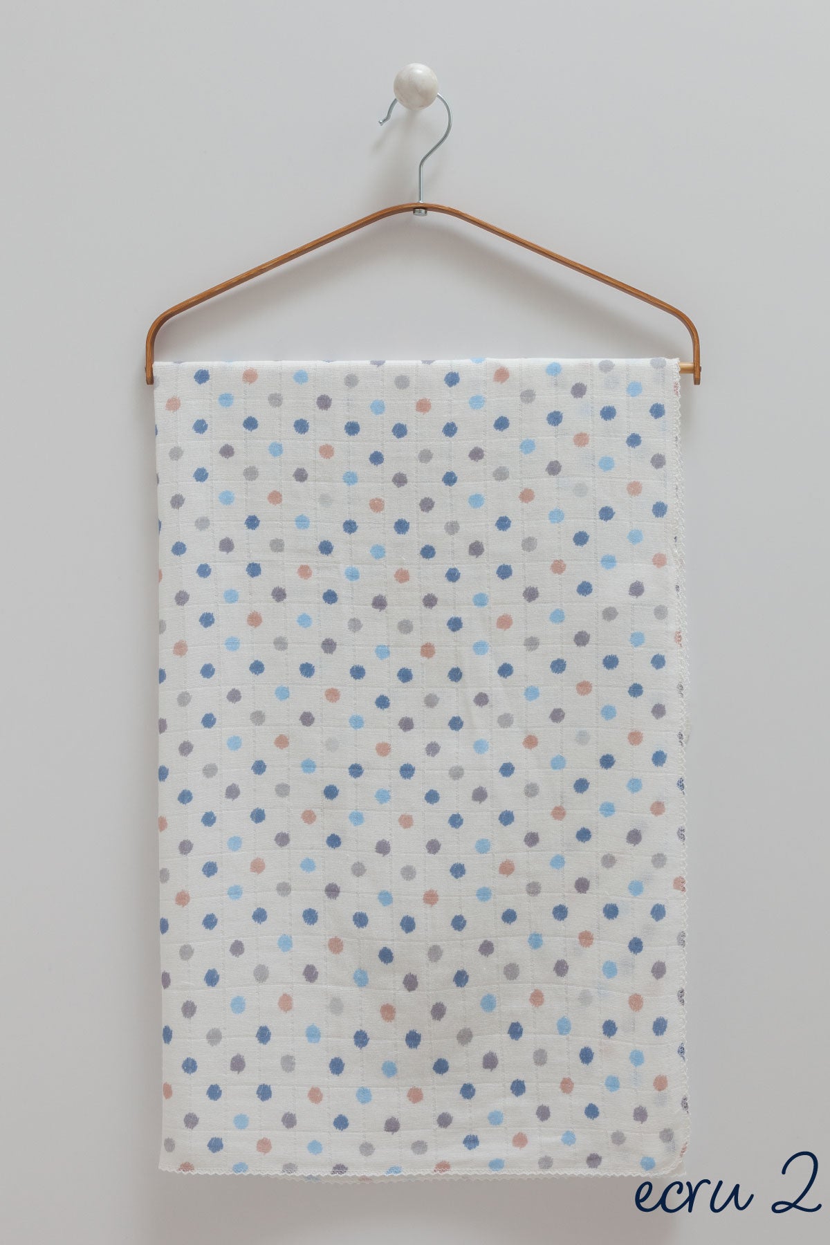 Bebek Müslin Örtü – %100 Pamuk | Ecru Desen Seçenekleri