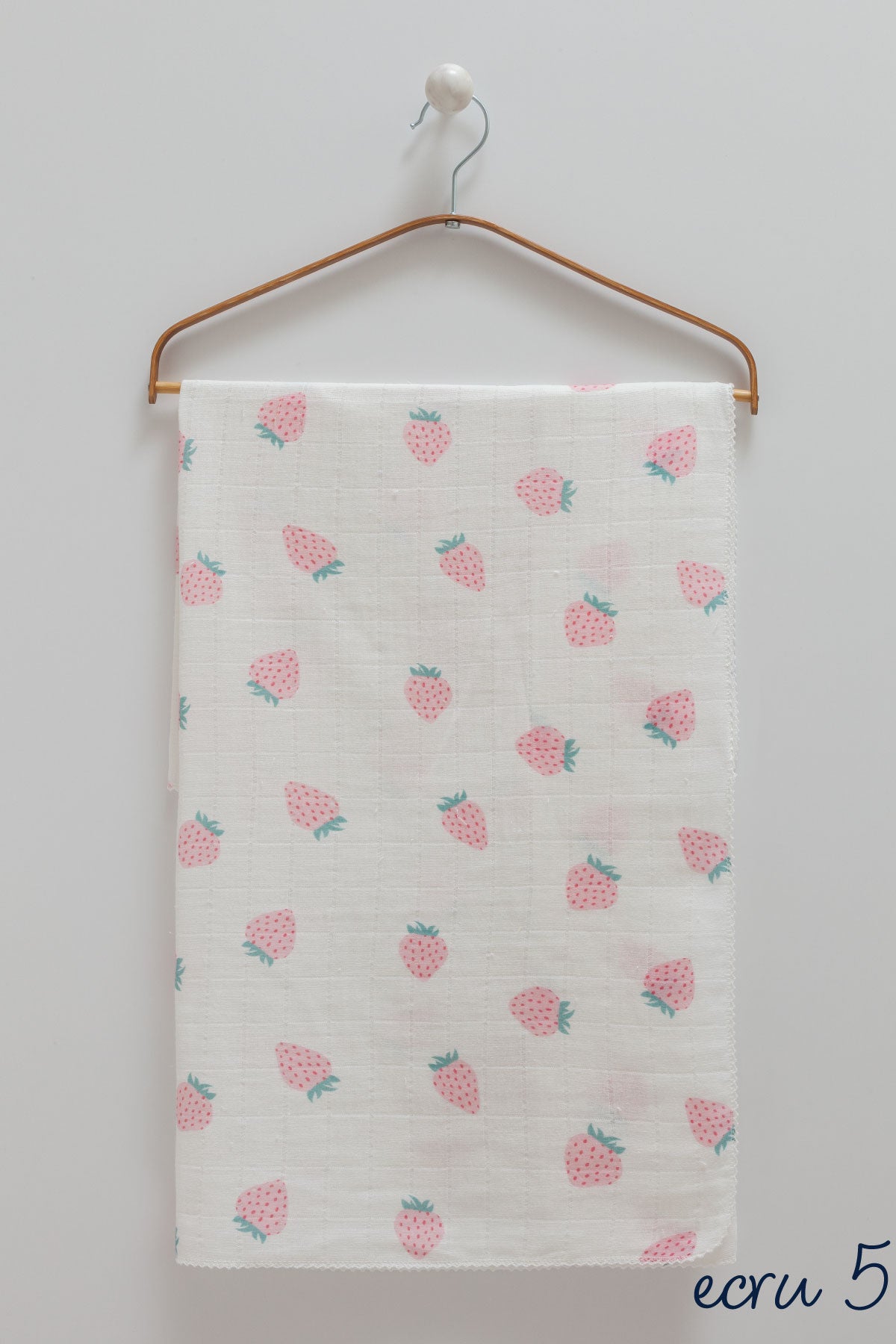 Bebek Müslin Örtü – %100 Pamuk | Ecru Desen Seçenekleri