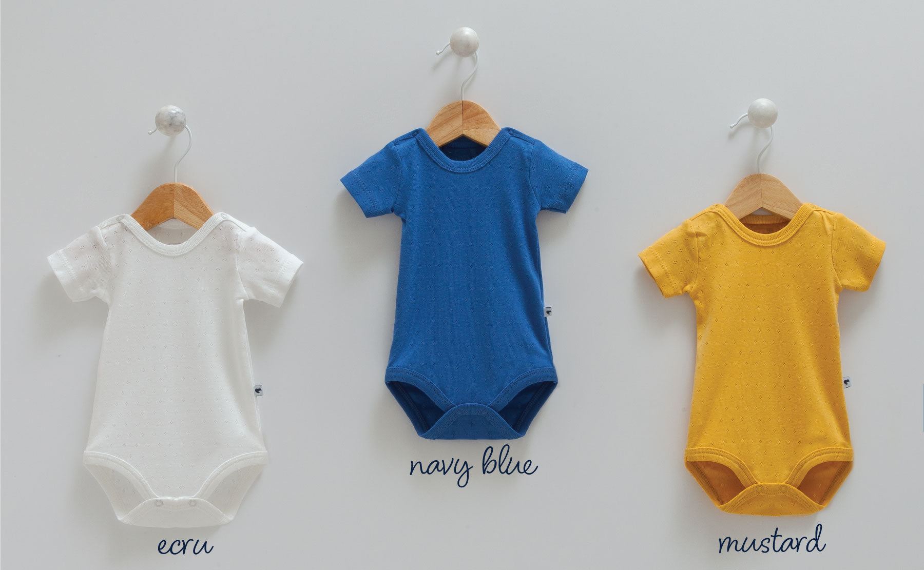 Caramell 3Lü Kısa Kollu Body Set Sarı-Lacivert-Beyaz