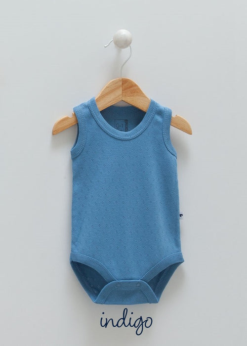 Caramell 3Lü Atlet Body Set Mavi-Beyaz-Lacivert