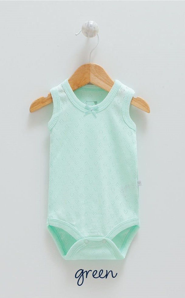 Caramell 3Lü Atlet Body Set Yeşil-Beyaz-Pembe