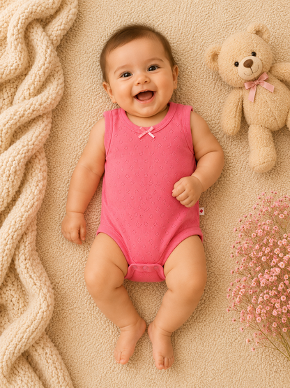 3Lü Atlet Body Set Yeşil-Beyaz-Pembe