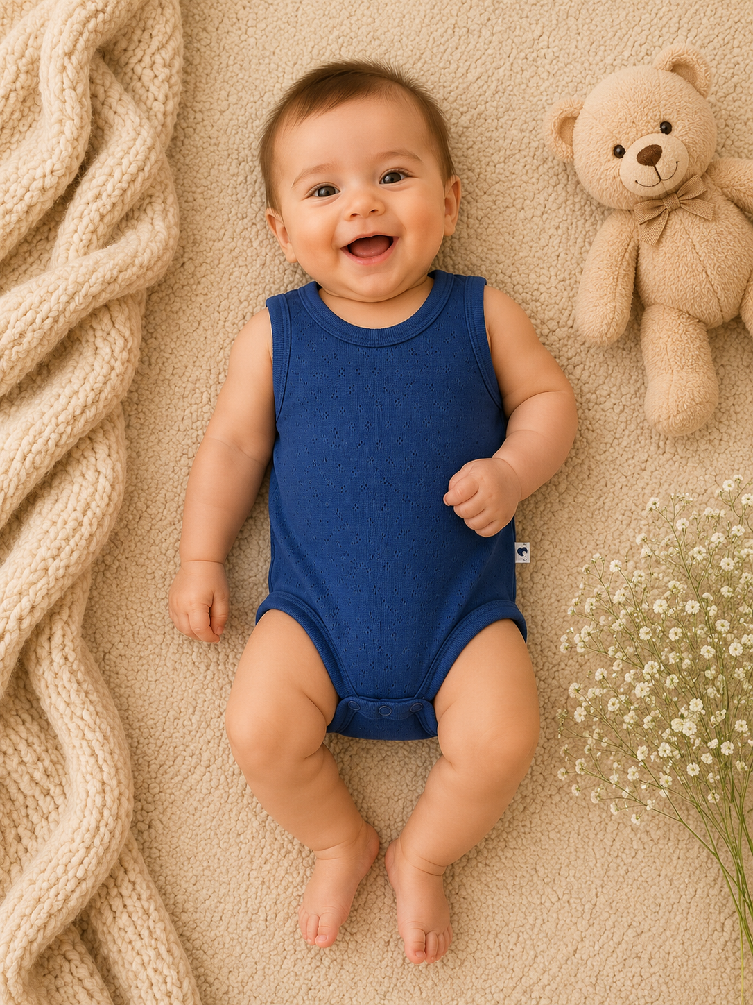 3Lü Atlet Body Set Sarı-Lacivert-Beyaz
